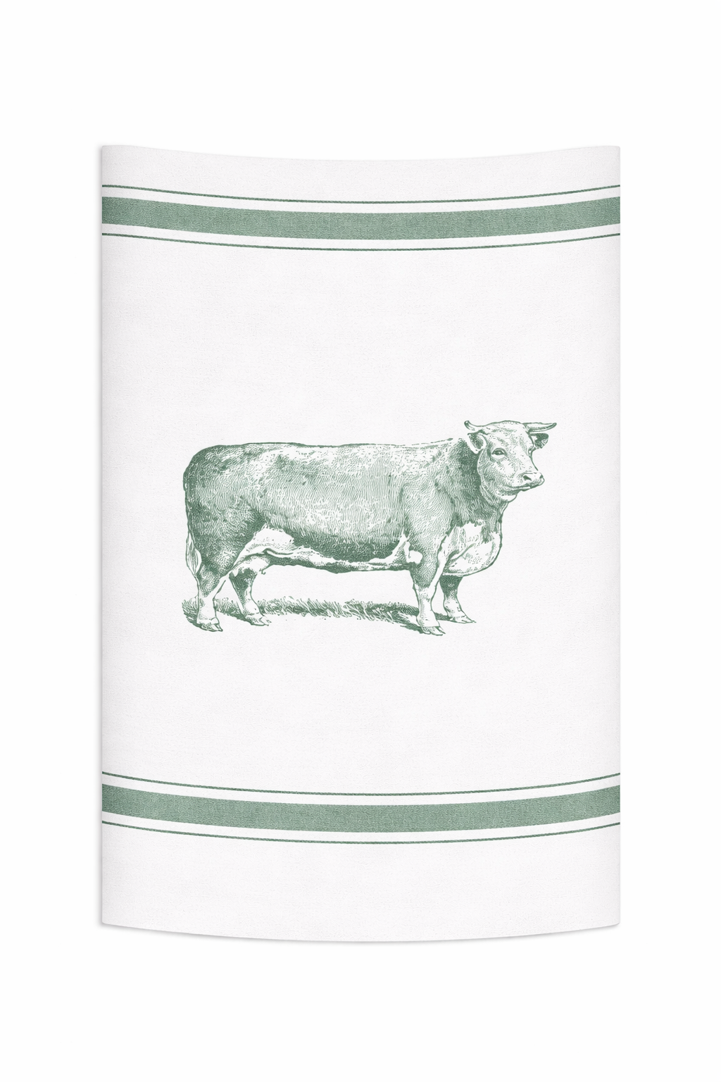 Theedoek 100% katoen - Stier volledig