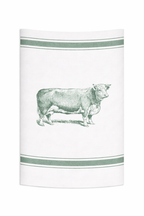 Theedoek 100% katoen - Stier volledig