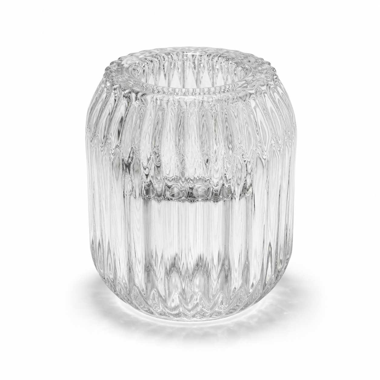 Giocoso Glazen Kaarsenhouder - Ø5 x H6,1 cm