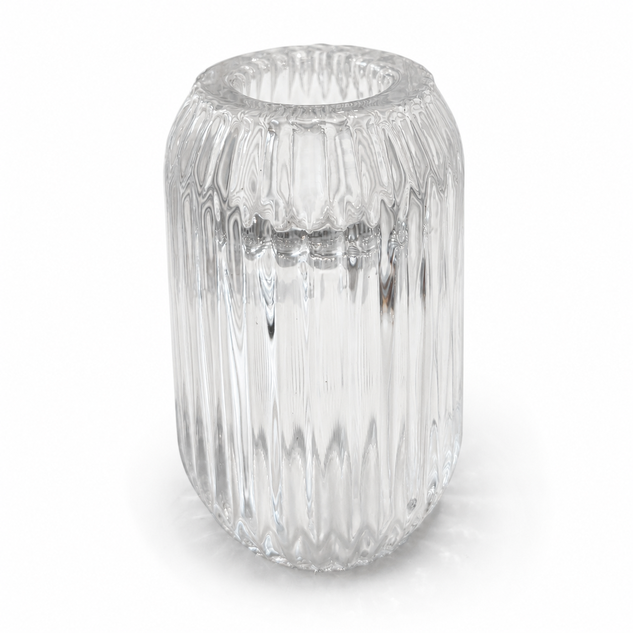 Giocoso Glazen Kaarsenhouder - Ø5 x H8 cm