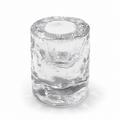 Bumpy Glazen Tafelkandelaar en Theelichthouder - Ø5,8 x H8 cm
