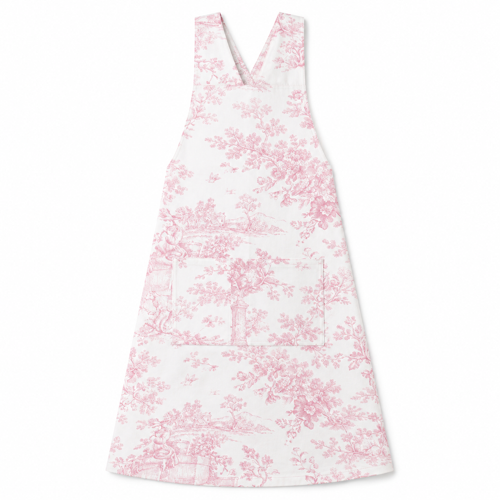 Japanse keukenschort Toile de Jouy