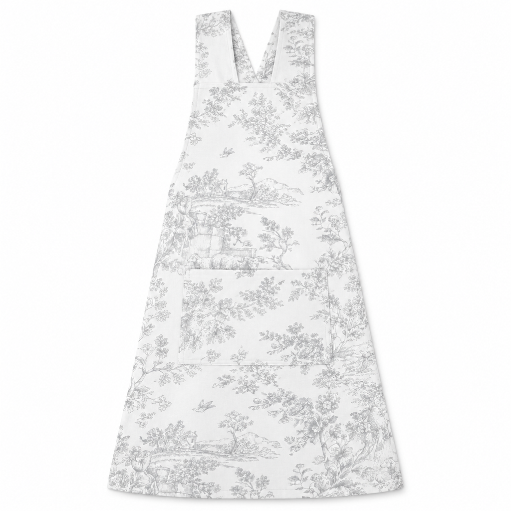 Japanse keukenschort Toile de Jouy