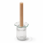 Kaarsenring Glas Gekarteld
