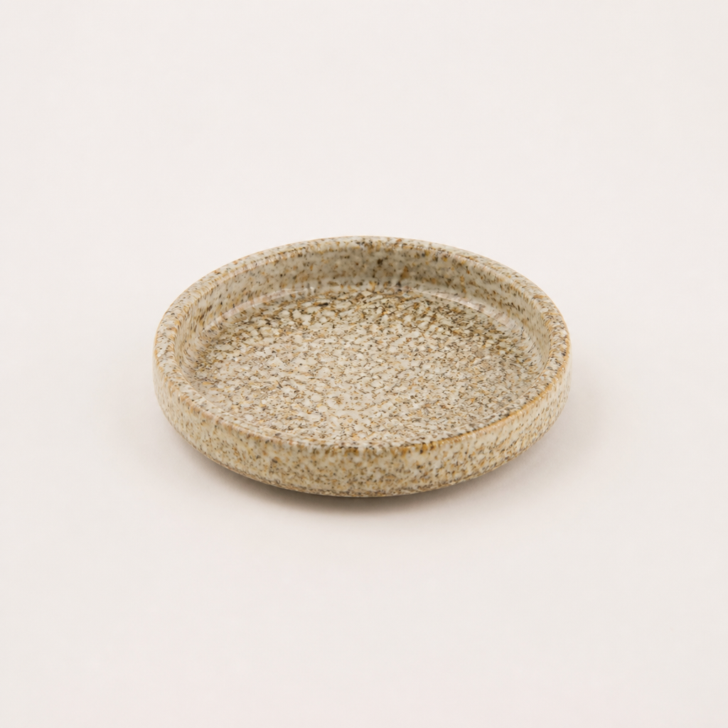 Ronde Schaal Keramiek - Sandy Beach - Ø9 x H1,5 cm