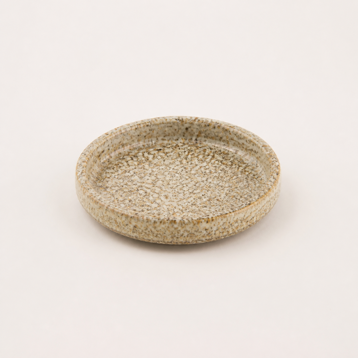 Ronde Schaal Keramiek - Sandy Beach - Ø9 x H1,5 cm