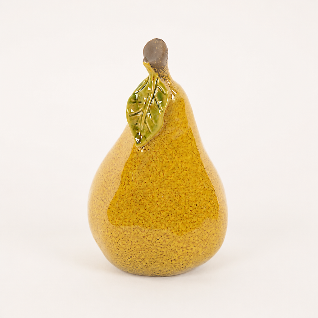 Decoratieve Peer Keramiek - Ø9,5 x H16 cm