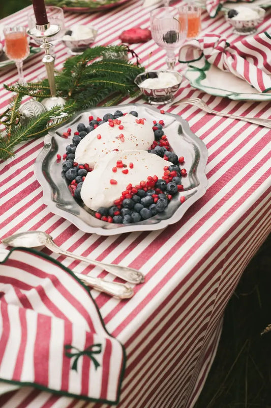 Tafellaken - Noëline Burgundy - 3 Maten