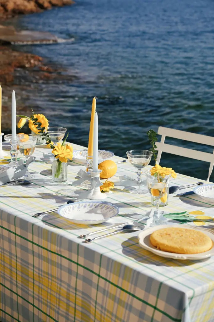Tafellaken - Perette Sky - Gele Tulpen