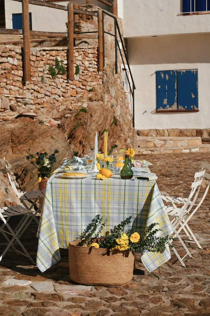 Tafellaken - Perette Sky - Gele Tulpen