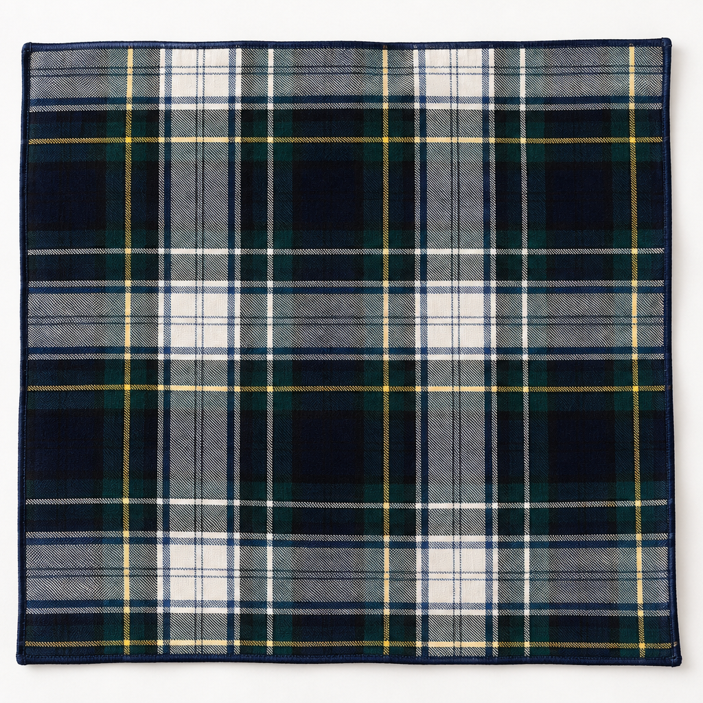Filo Napkin Tartan – 45x45 cm – Green / Blue