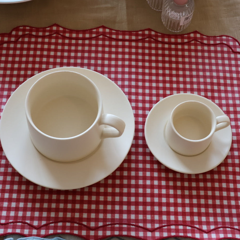 Tea Cup with Saucer – Ivory 43.5 cl