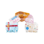Likio haarklemmetjes Happy Gingerbread in de vorm van cadeautjes met strik
