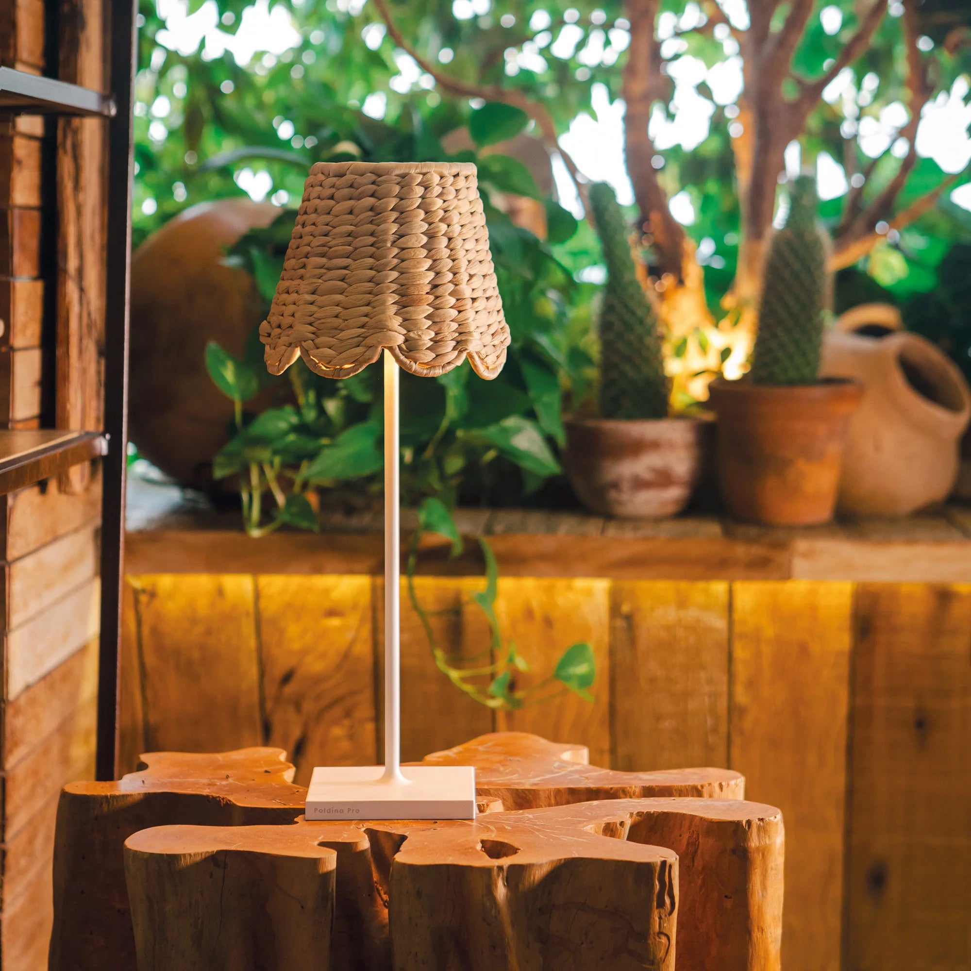 Poldina Lampshade – Braided Water Hyacinth