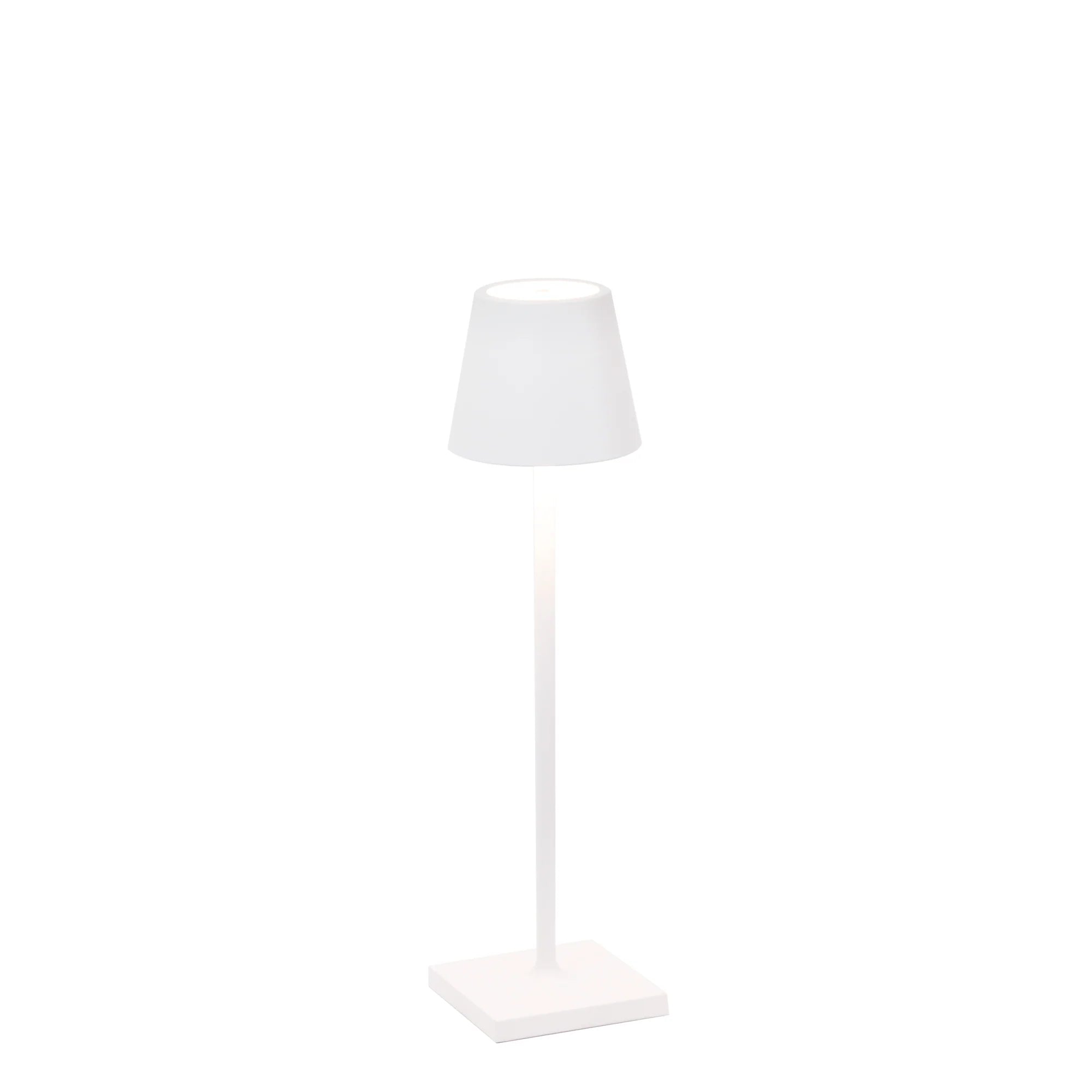 Poldina Micro White Table Lamp – Wireless & Dimmable