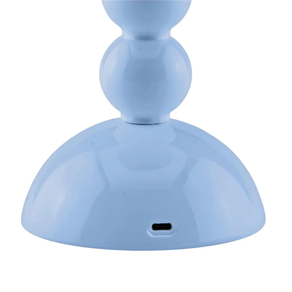 Bobbin LED Table Lamp – Light Blue