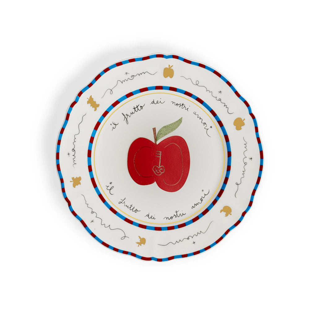 Pangea - broodbordje - "Il frutta dei nostri amori" - Ø 16.5 cm