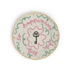 Pangea - broodbordje - "The key to happiness" - Ø 16.5 cm