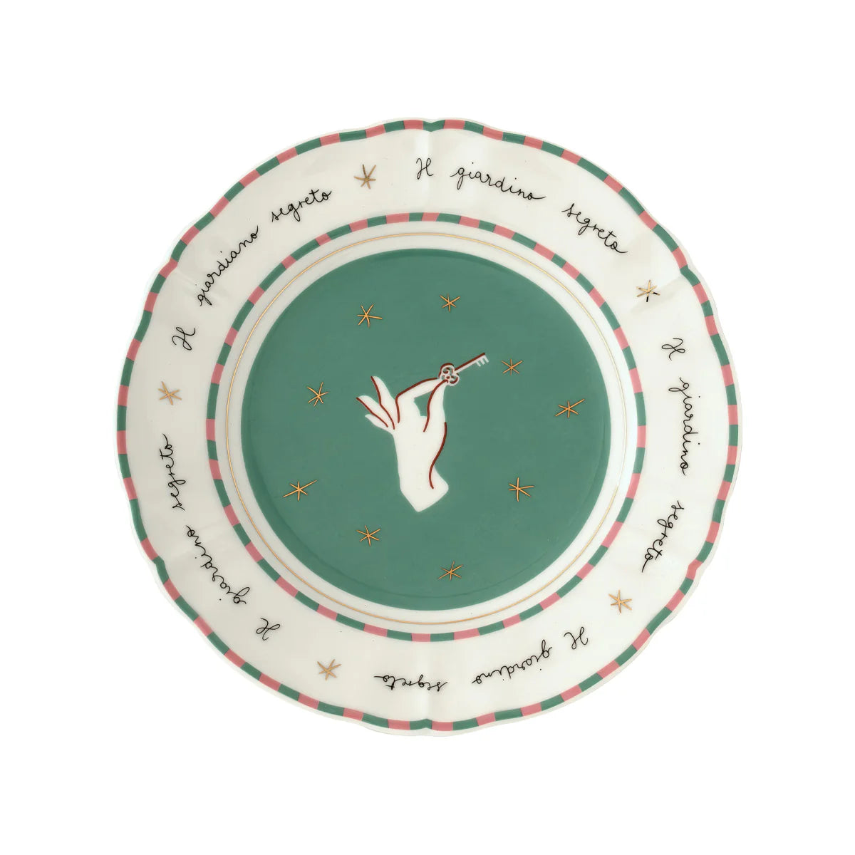 Pangea - Ontbijbord - Groen - Ø 20.5 cm