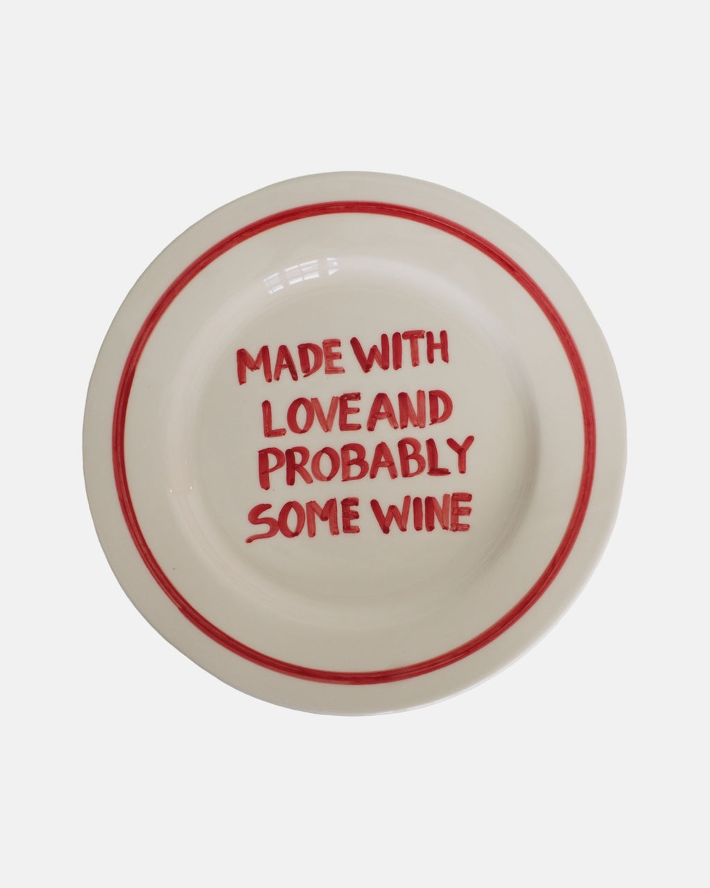 Bord - 'Made with love and probably some wine' - Ø27