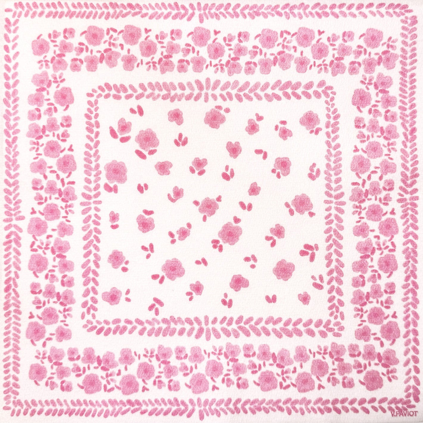 Napkins - Red Vichy - 40x40