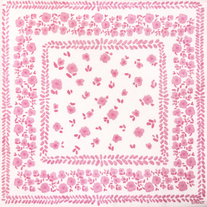 Servetten - Bandana Rose - 40x40