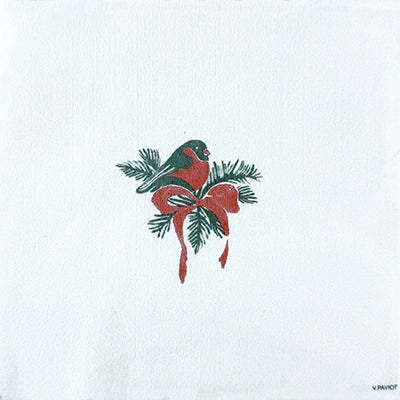 Papieren kerst- en winterservetten 40x40