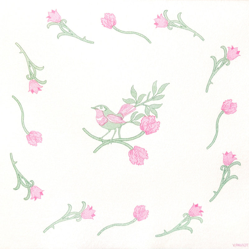 Napkins - Red Vichy - 40x40