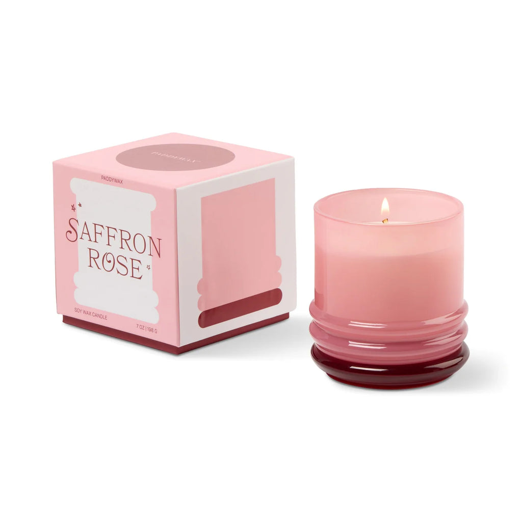 Geurkaars Stack – Saffron Rose