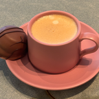 Coffee cup with saucer – pink 8 cl