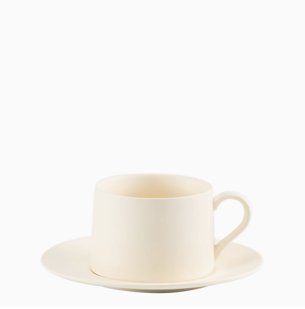 Tea Cup with Saucer – Ivory 43.5 cl
