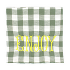 Keukenhanddoek - Groen Enjoy - 45X70cm