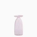 Un Fiore - Glazen Vaasje met Open Rand – Roze – 22 cl