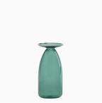 Un Fiore - Glazen Vaasje met Open Rand – Groen – 22 cl