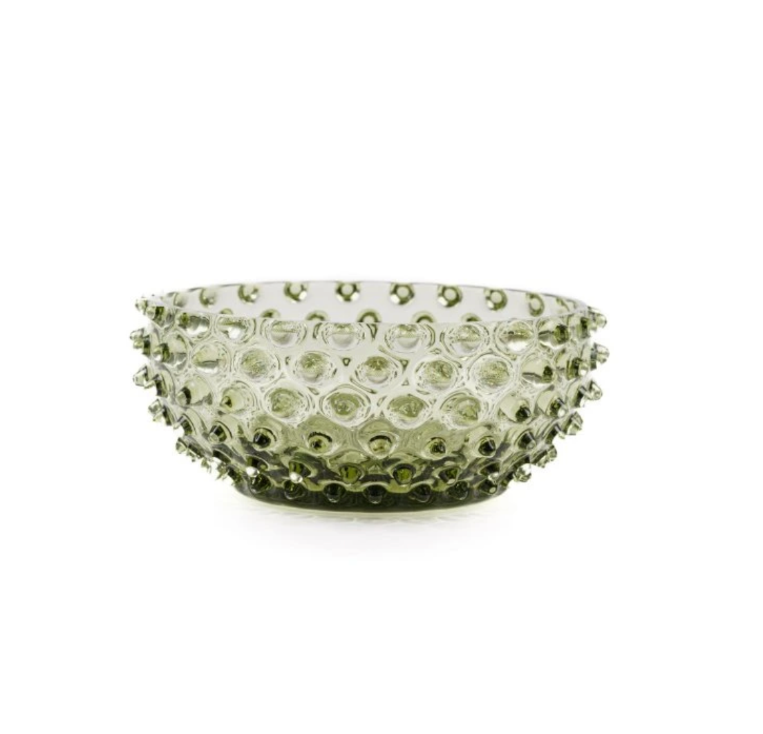 Kristallen kom – Groen -  17 cm