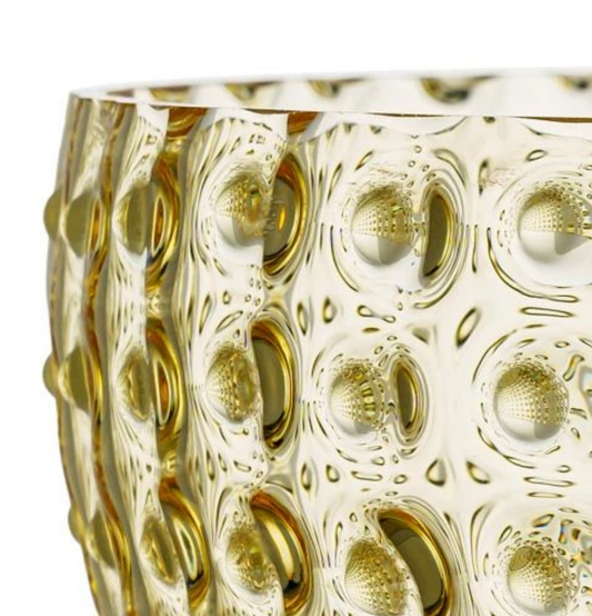 Kristallen kom – Citroengeel -  24 cm