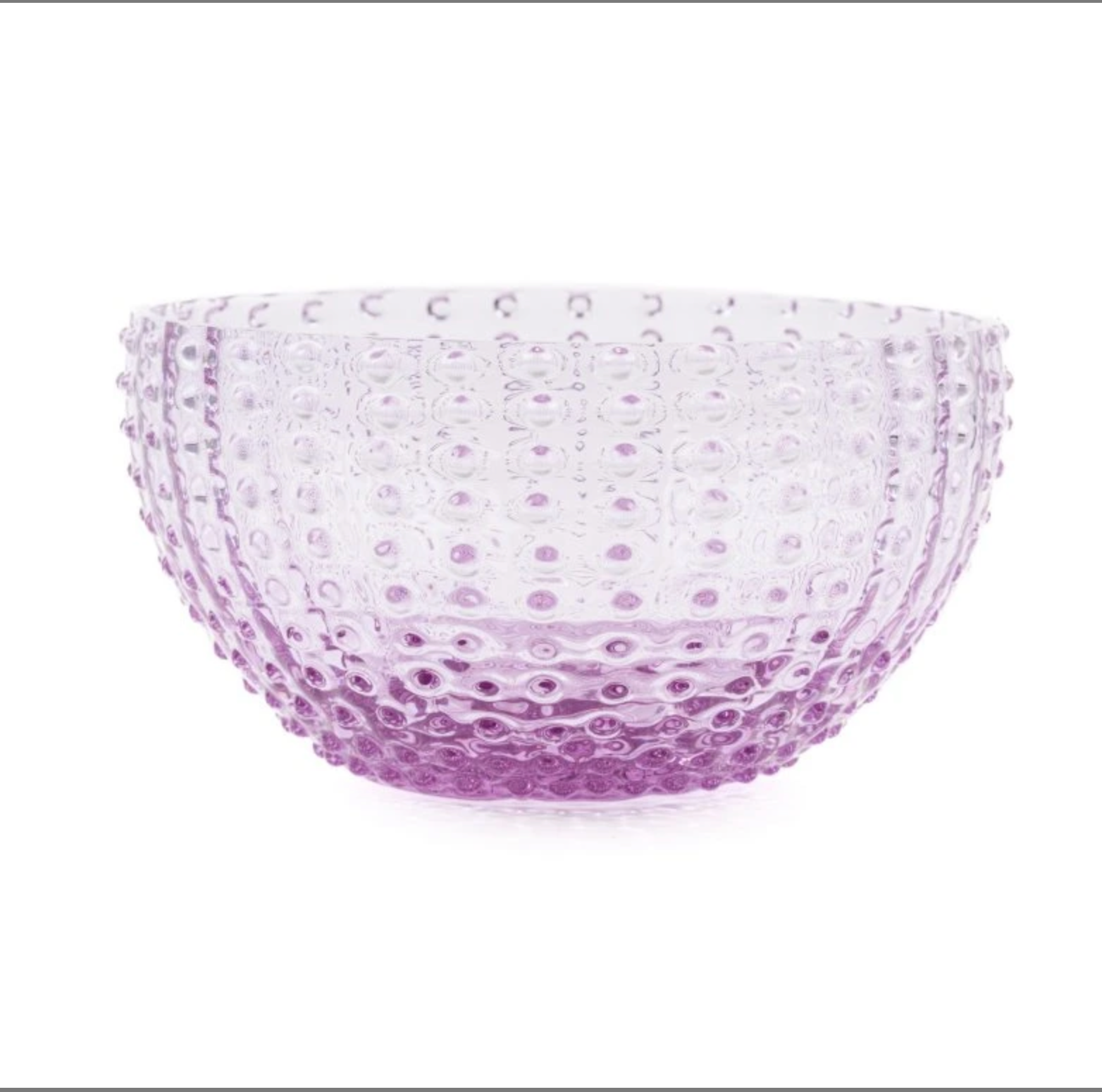 Kristallen kom – Lilla -  24 cm