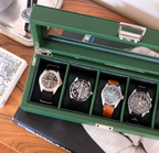 Watch box leather – Green