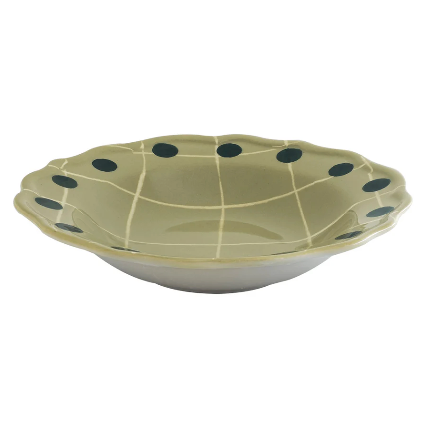 Quadri - Diep bord - Groen - Ø 23 cm