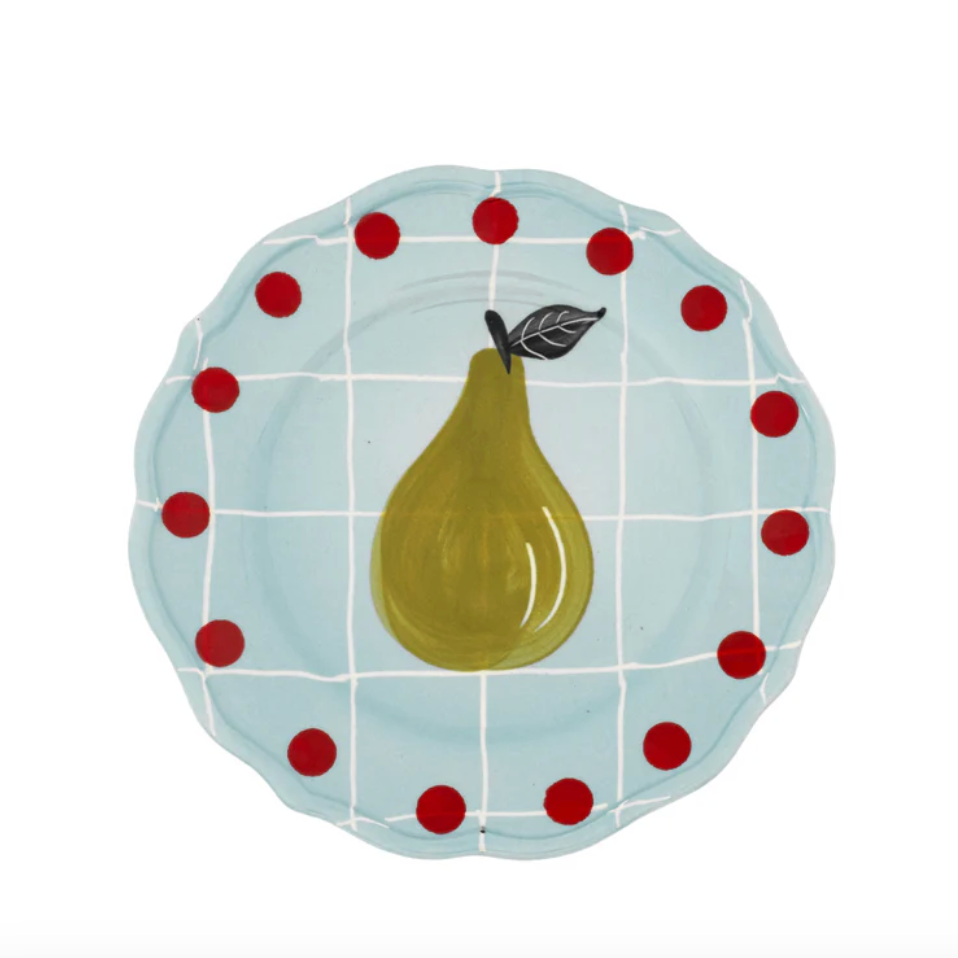 Quadri - Ontbijtbordje - Blauw - Ø 22,5 cm