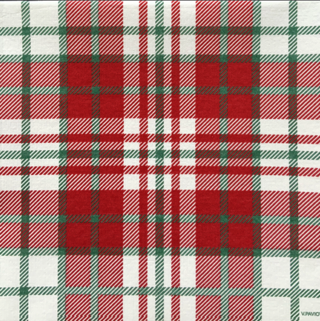 Paper Christmas and winter napkins 40x40