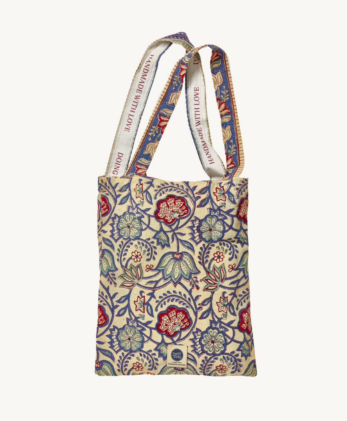 Hand-printed tablecloth "Bluebell" - 2 sizes