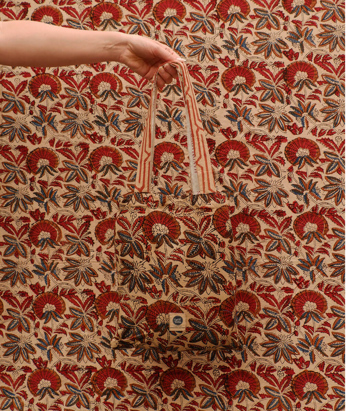 Hand-printed tablecloth "Willow" - 2 sizes