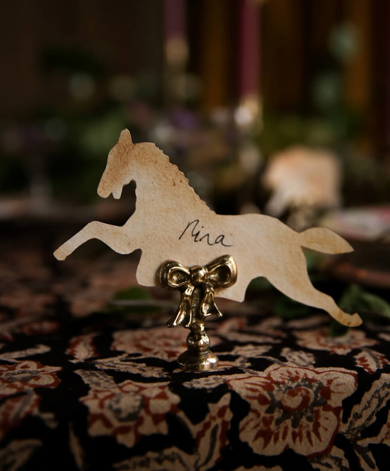 Kaart- en fotohouder "Bowie Strikje "