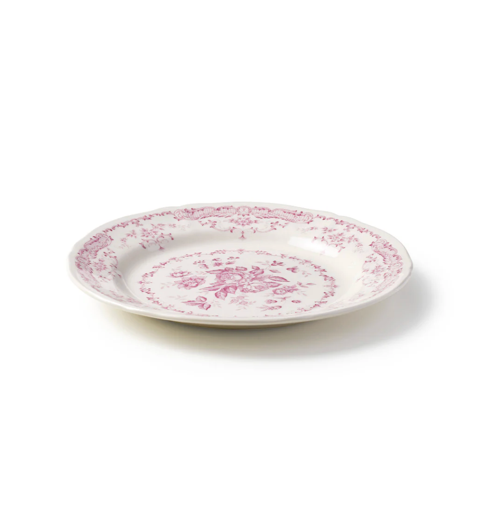 Rose - Dinner plate - Pink - Ø 26 cm