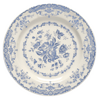 Rose dinerbord Ø 26 cm in blauw