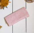 Sieradenpochette pied de poule effect - Roos