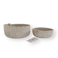Handgemaakte manden uit gerecycled katoen - Licht beige - (S - M - Hoog/Laag)