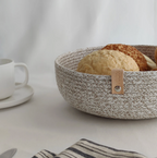 Handgemaakte manden uit gerecycled katoen - Licht beige - (S - M - Hoog/Laag)