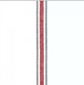 Servetten - Rood met zwarte streep - 40x40